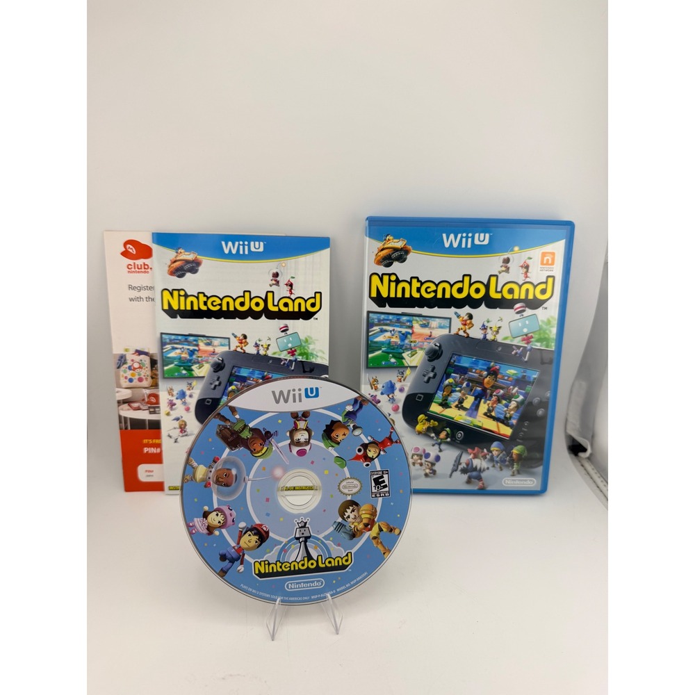Nintendo Land Wii U Game Complete CIB with‎ Manual 045496903008 2012 Nintendo